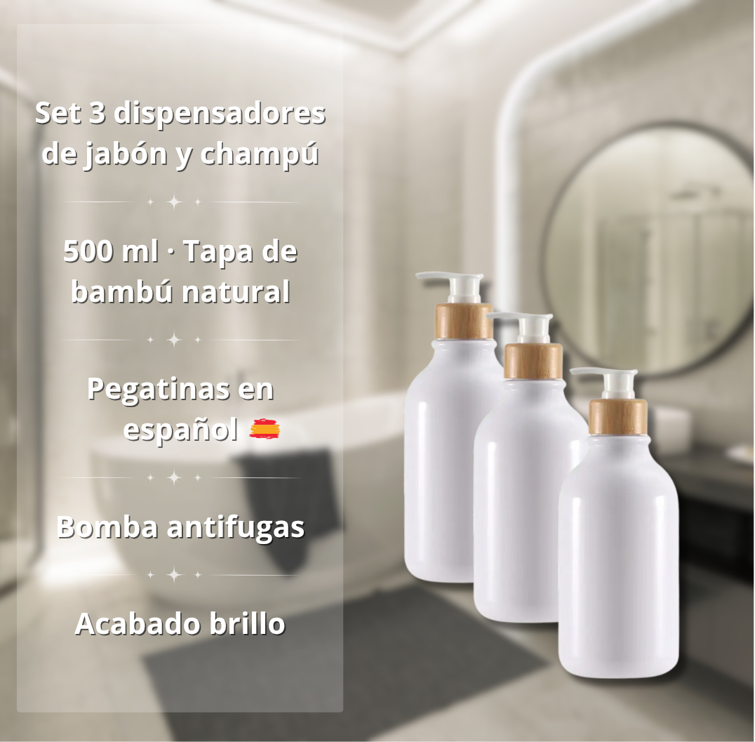 Dispensadores de Gel y Champú