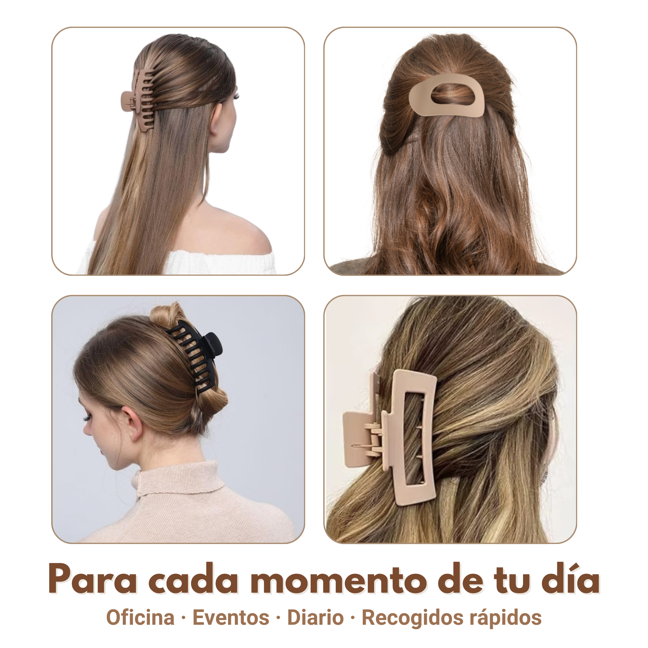 Pinzas de Pelo para Mujer