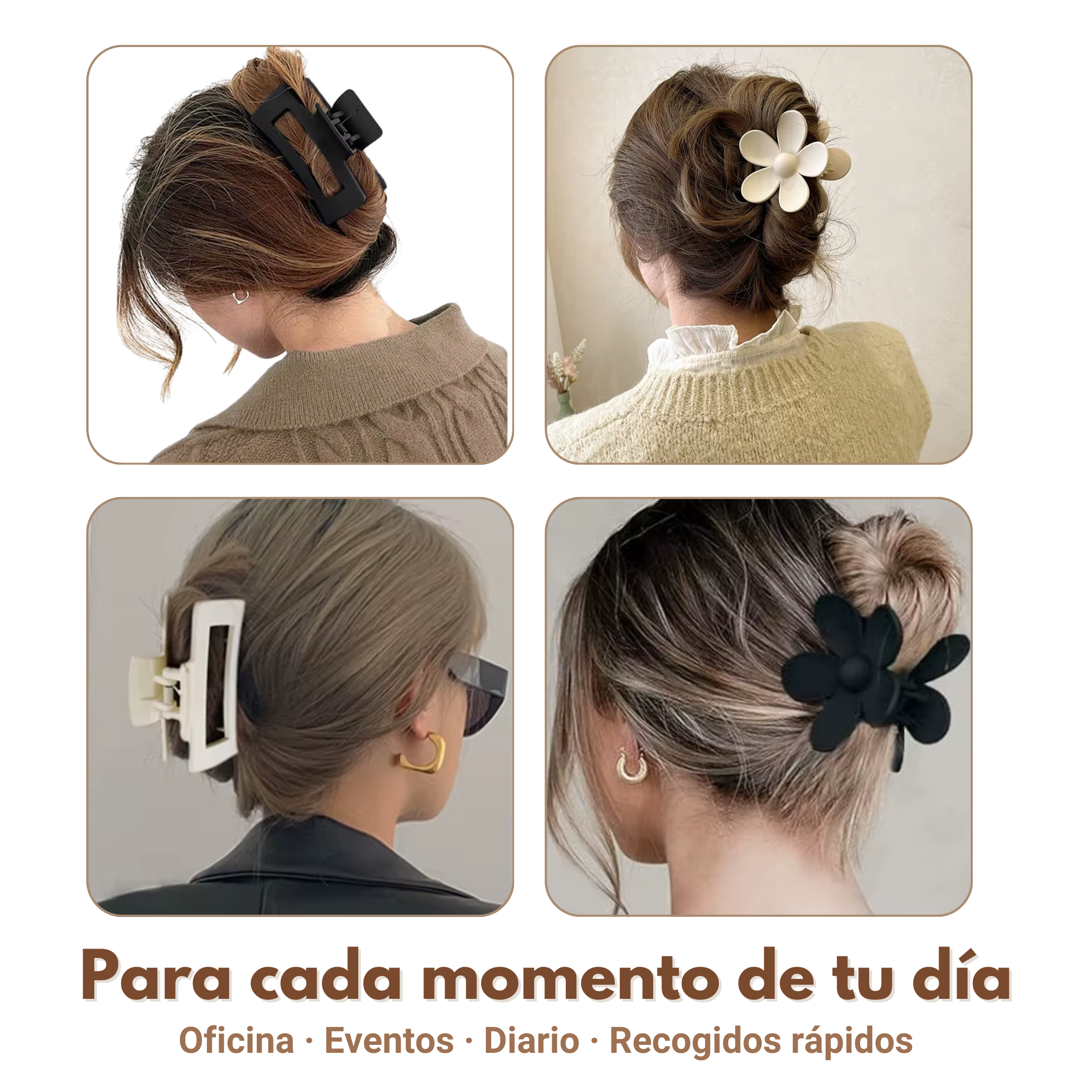 Pinzas de Pelo para Mujer
