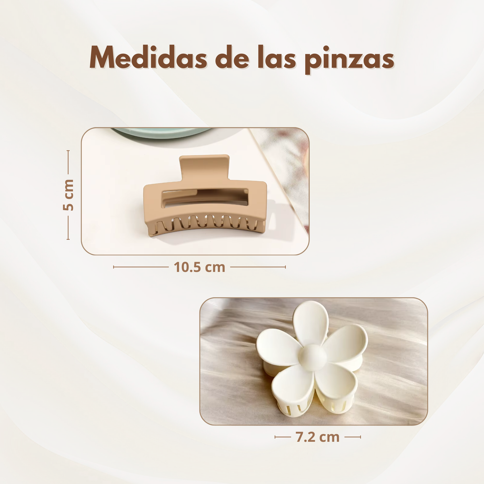 Pinzas de Pelo para Mujer